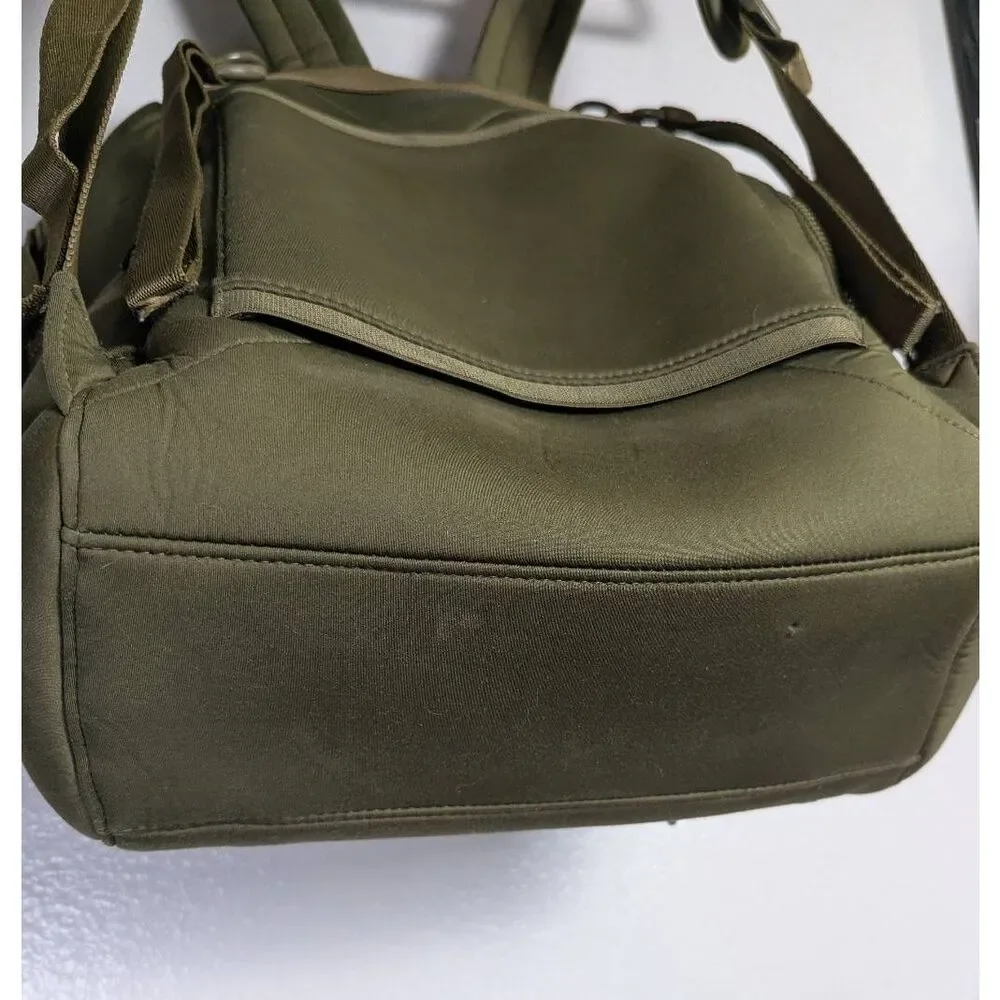 Dagne Dover Indi Moss Army green large backpack diaper laptop bag